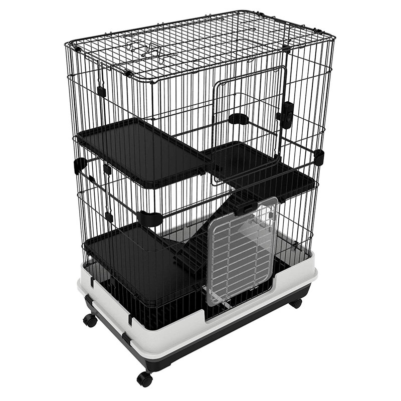 Tucker Murphy Pet Cadiz 4Level Indoor Small Animal Cage with Wheels